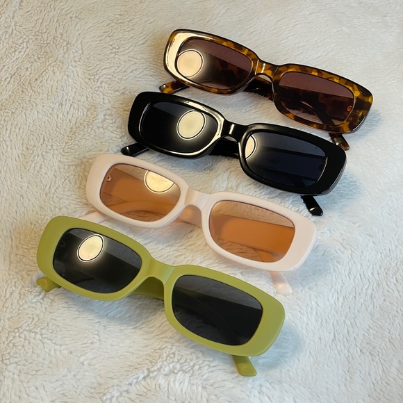 Trendy Rectangular Frame Sunglasses Bundle - Picture 3 of 6